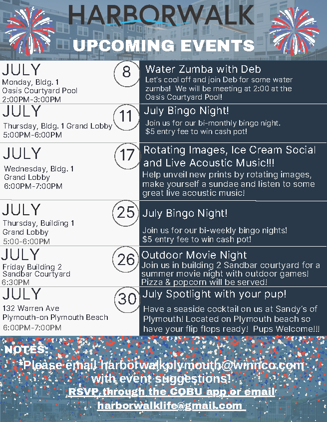 July Events July Events